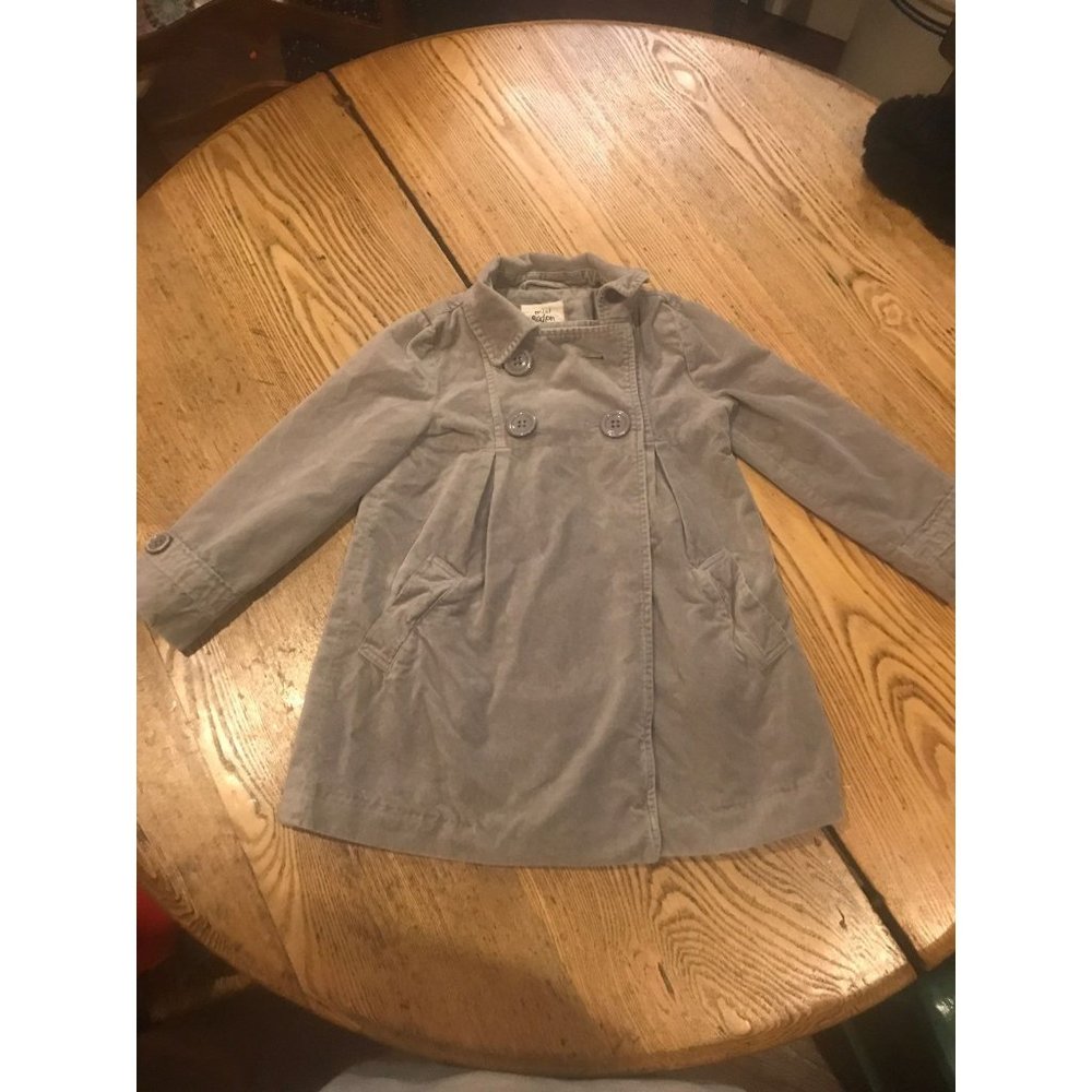 Mini Boden Light Gray Pea Coat
